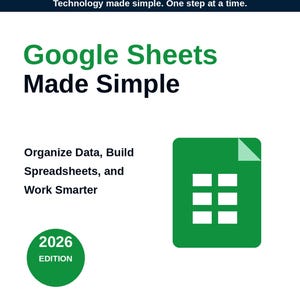 Google Sheets Beginner Guide + Budget Tracker | Spreadsheet Digital Starter Kit image 1
