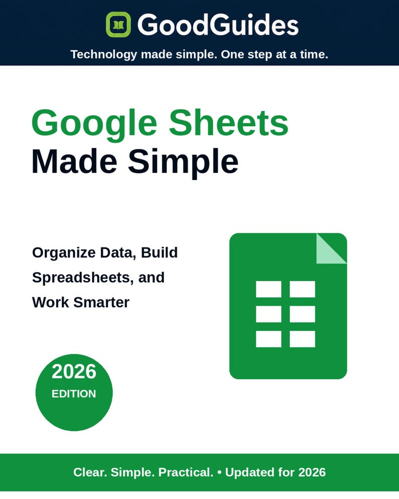 Google Sheets Beginner Guide + Budget Tracker | Spreadsheet Digital Starter Kit image 1