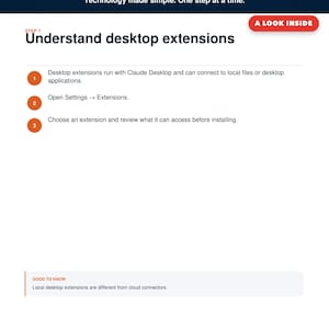 Guia para Iniciantes do Claude Desktop + Construtor de Prompts | Kit Inicial de IA Digital imagem 3