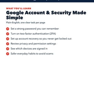 Guide de sécurité du compte Google + Checklist en 2 étapes | Kit numérique de sécurité en ligne image 4