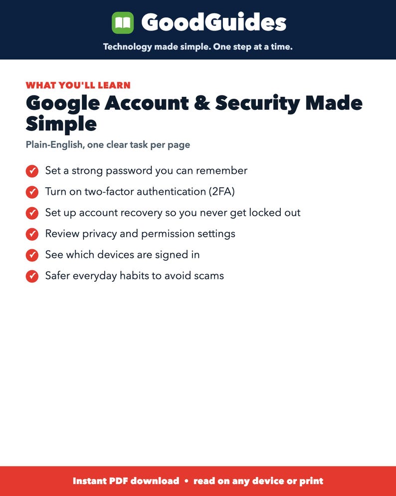 Guide de sécurité du compte Google + Checklist en 2 étapes | Kit numérique de sécurité en ligne image 4