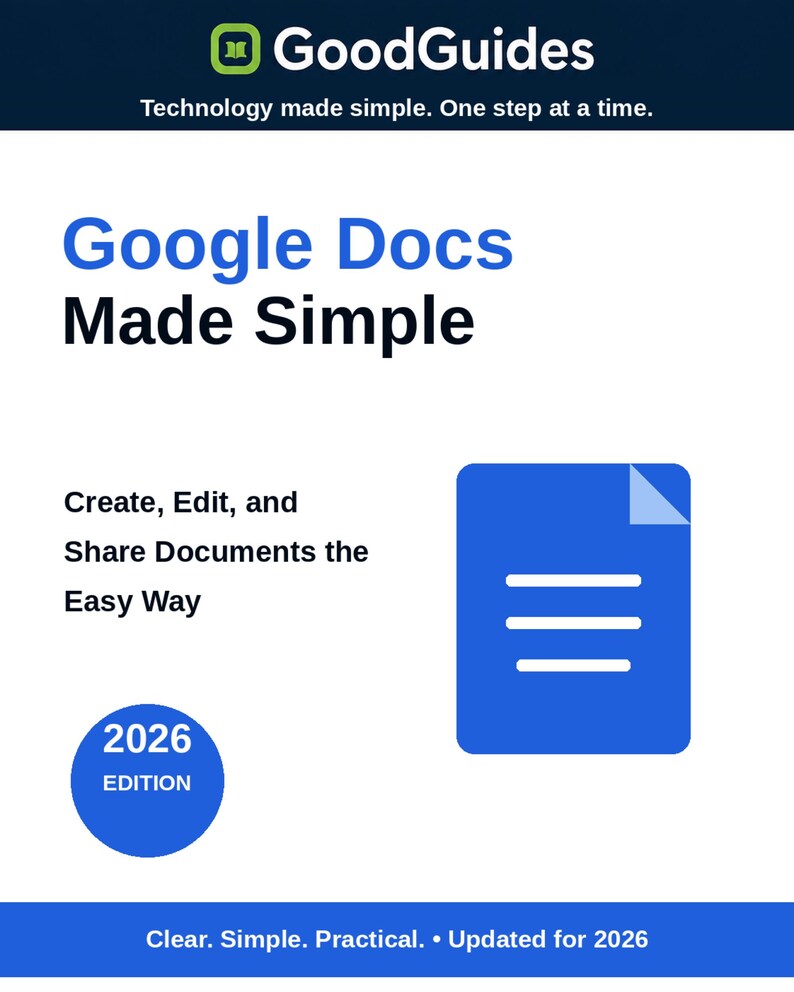 Google Docs Beginner Guide + Document Checklist | Digital Productivity Starter Kit image 1