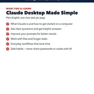 Guia para Iniciantes do Claude Desktop + Construtor de Prompts | Kit Inicial de IA Digital imagem 4