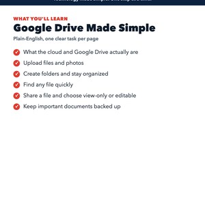 Google Drive Beginner Guide + Folder Planner | File Organization Digital Kit image 4