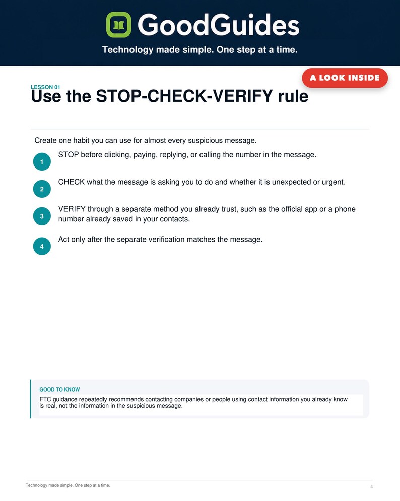 Leitfaden für Online-Sicherheit für Einsteiger + Checkliste für Betrugsmaschen | Starter-Kit für digitale Sicherheit Bild 2