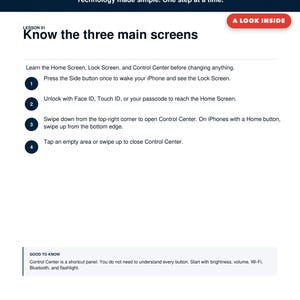 iPhone Beginner Guide + Essential Settings Checklist | 2026 Digital Starter Kit image 2