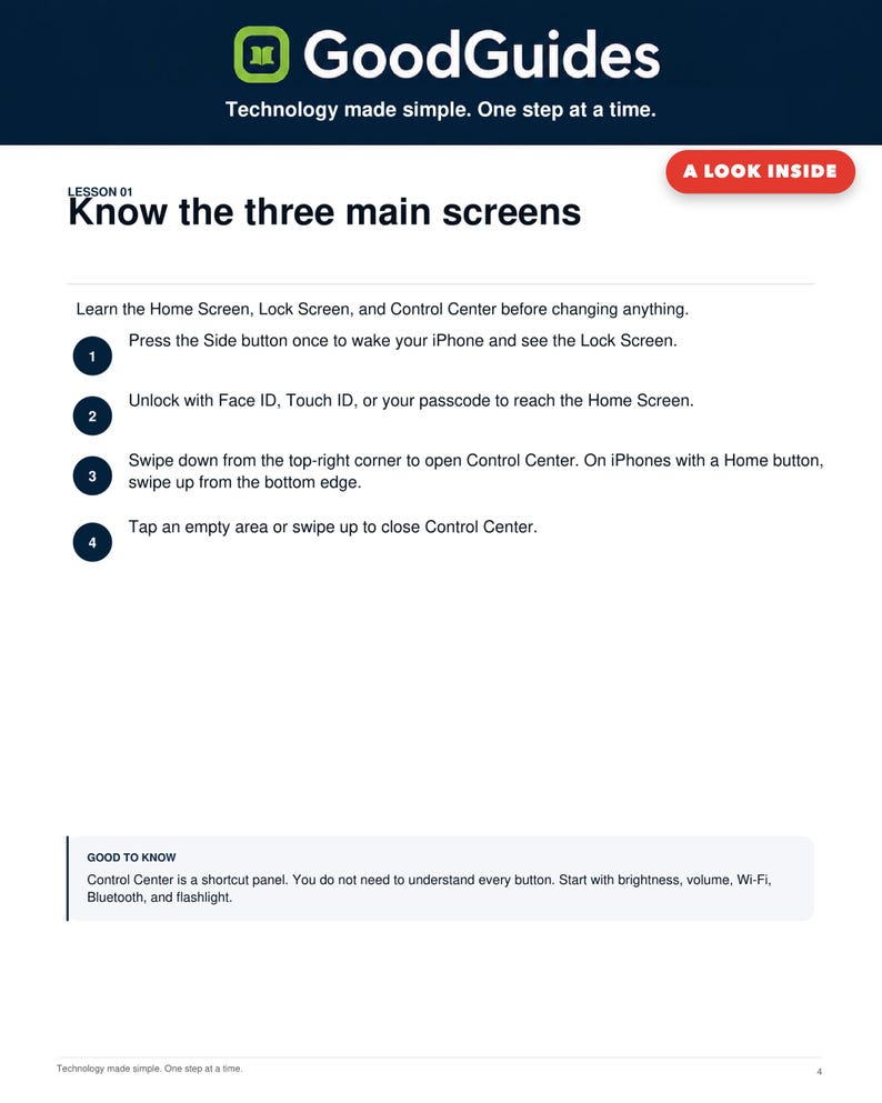 iPhone Beginner Guide + Essential Settings Checklist | 2026 Digital Starter Kit image 2