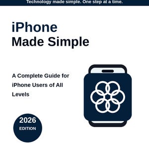 iPhone Beginner Guide + Essential Settings Checklist | 2026 Digital Starter Kit image 1