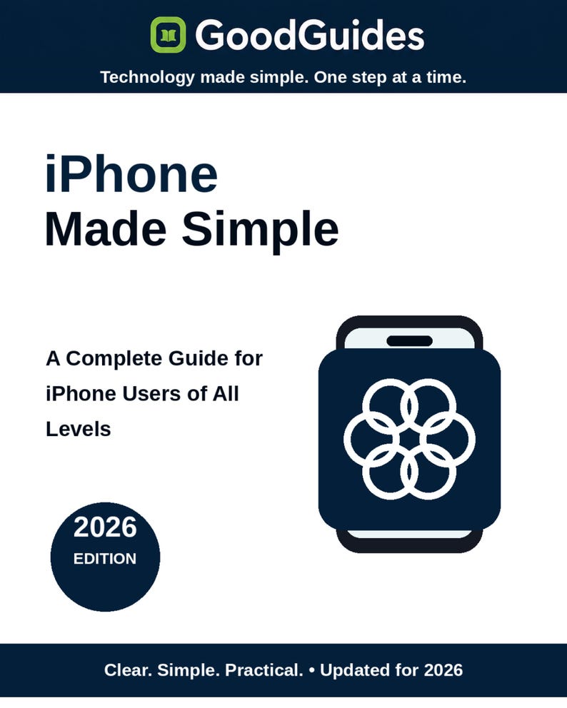 iPhone Beginner Guide + Essential Settings Checklist | 2026 Digital Starter Kit image 1