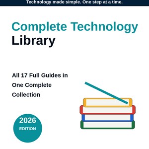 Pacote de Guias de Tecnologia para Iniciantes | 17 Guias + Kit de Ferramentas de Aprendizagem Bônus imagem 1