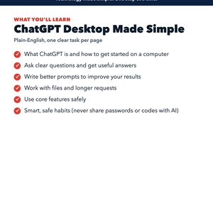 Guía para principiantes de ChatGPT Desktop + Creador de indicaciones / Kit de inicio digital de IA imagen 4