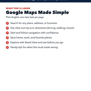 Googleマップ初心者ガイド＋旅行計画チェックリスト｜ナビゲーションデジタルキット 画像 4