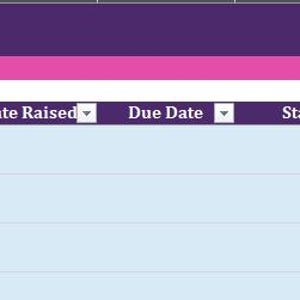 Rastreador de tareas en Excel con alertas de fecha de vencimiento