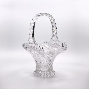 鳥のガラスバスケット Crystal Basket Bird - Etsy