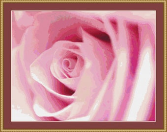 the soul of the rose cross stitch pattern digital pdf files etsy