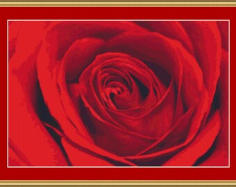 the soul of the rose cross stitch pattern digital pdf files etsy