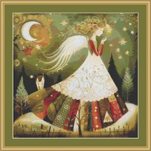 Angel 2 Cross Stitch Pattern