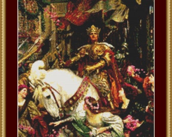 The Two Crowns Cross Stitch Pattern