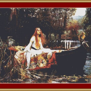 The Lady Of Shalott Cross Stitch Pattern