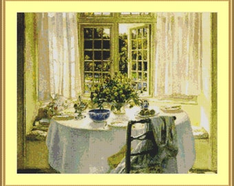 The Morning Room Cross Stitch Pattern