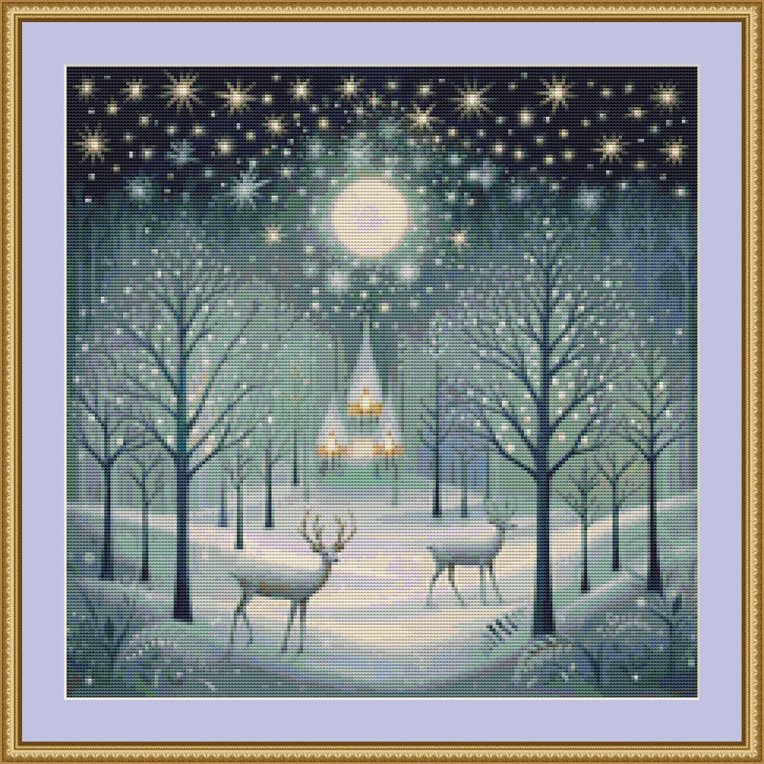 Winter Wonderland 24 Cross Stitch Pattern - Etsy