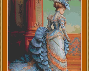 Lovely Lady With a Blue Head Dress Cross Stitch Pdfs Pattern Keeper Compatible. Finished Piece Lovely Wall Art. - Etsy UK Lovely Lady With a Blue Head Dress Cross Stitch Pdfs Pattern Keeper Compatible. Finished Piece Lovely Wall Art. - Etsy UK