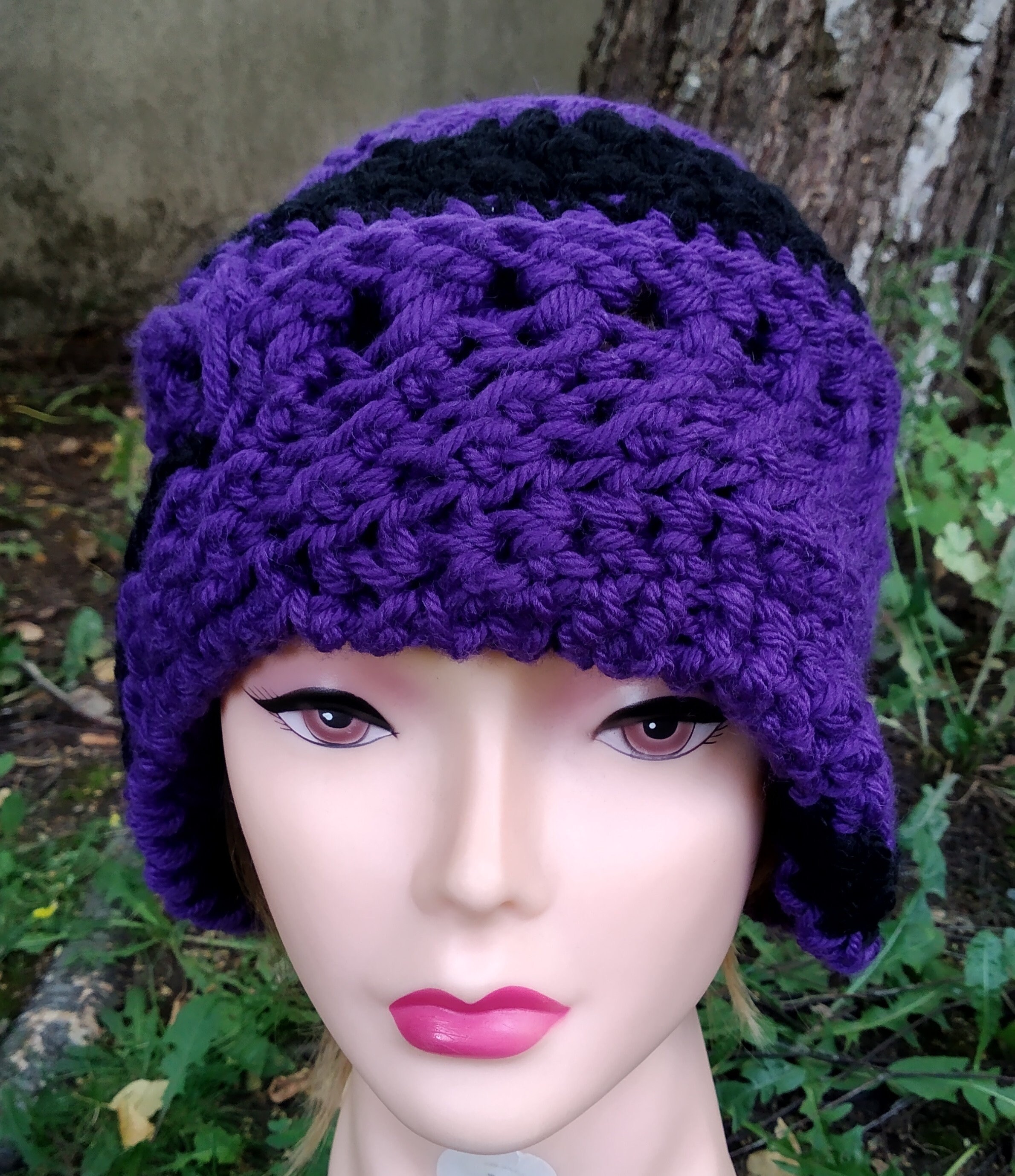 Cappello di lana all'uncinetto Maria - Cappelli di lana per donna - La  Mamita