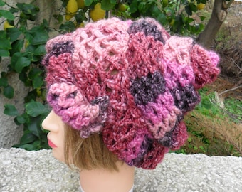 Crochet hat "Cupcake". Head circumference 54-55 cm. Free shipping with tracking.