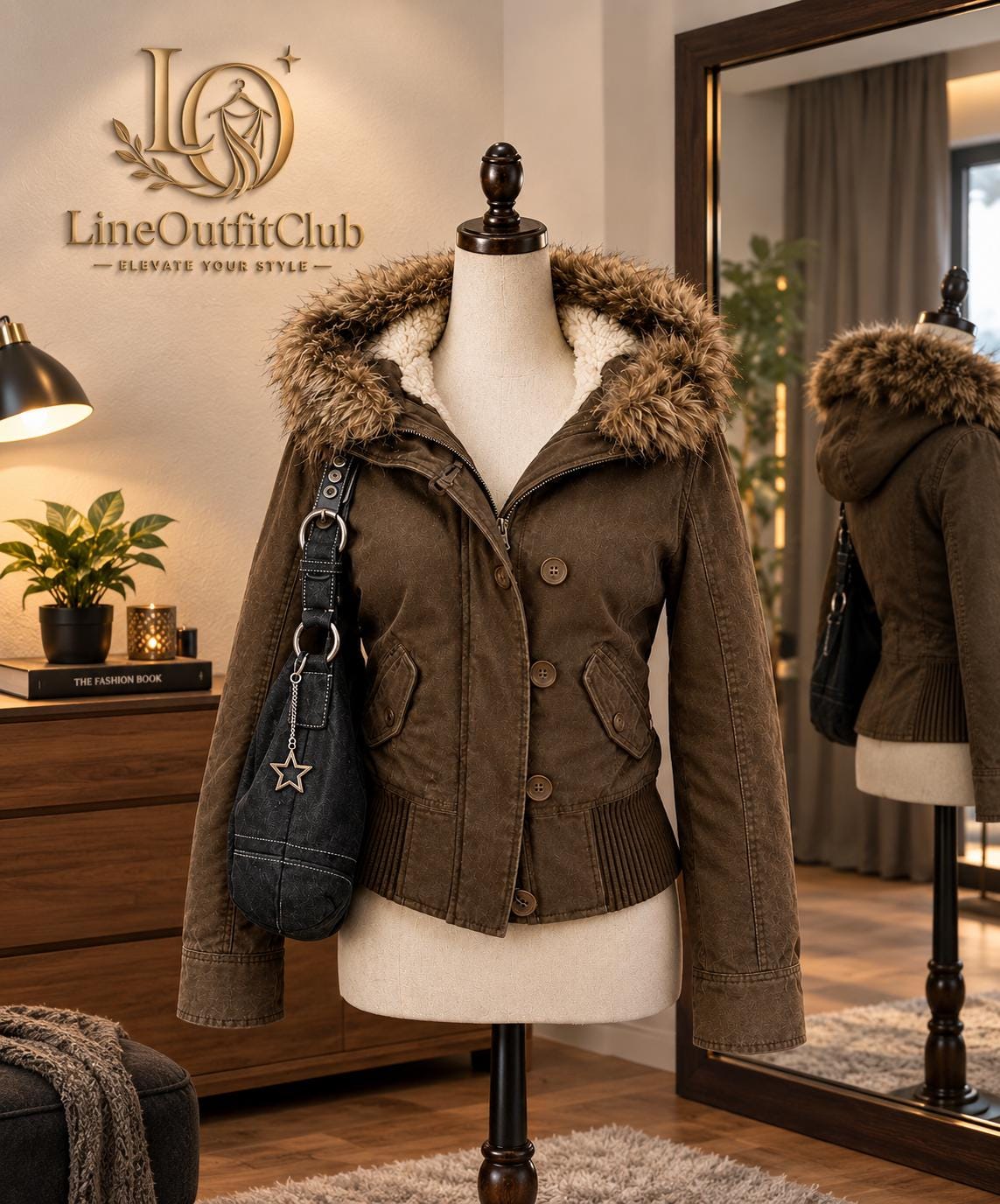 Y2k Faux Fur Jacket - Etsy