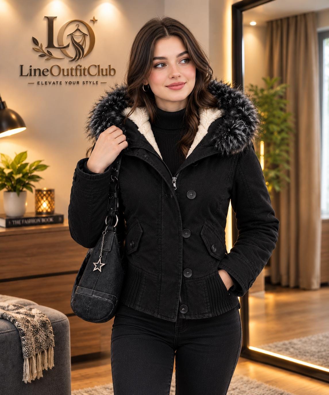 Y2k Faux Fur Jacket - Etsy