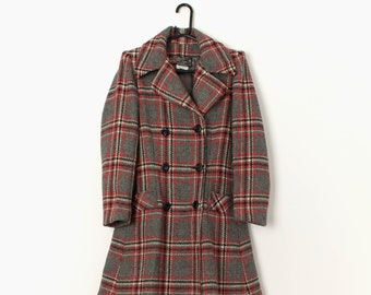 Vintage tweed wool coat by Dartington Hall Tweed - Small