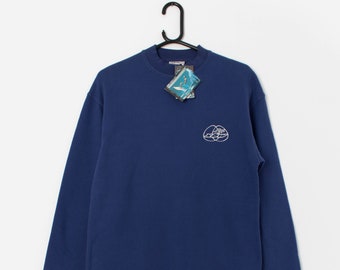 Vintage deadstock Oxbow sweatshirt in cobalt blue - Small / Medium