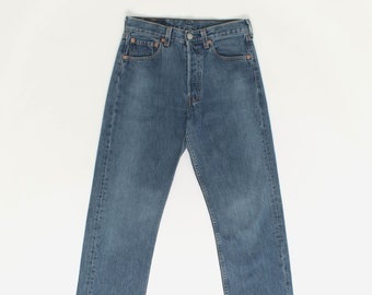 Vintage Levis 501 jeans 28 x 29 blue stonewash USA made 90s