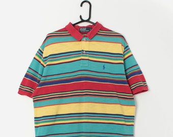 Vintage 90s Polo By Ralph Lauren polo shirt - Large / XL