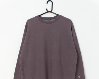 Vintage Champion reverse weave sweatshirt in grey - XL