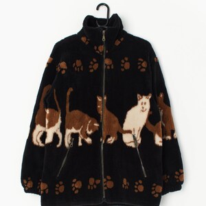 Fleece cat jacket sales