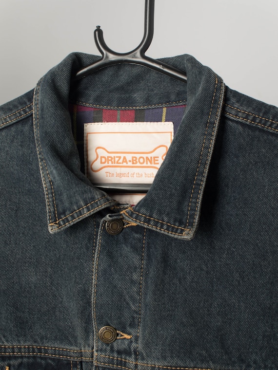 Rare vintage Driza-Bone Denim jacket 90s mid blue jea… - Gem