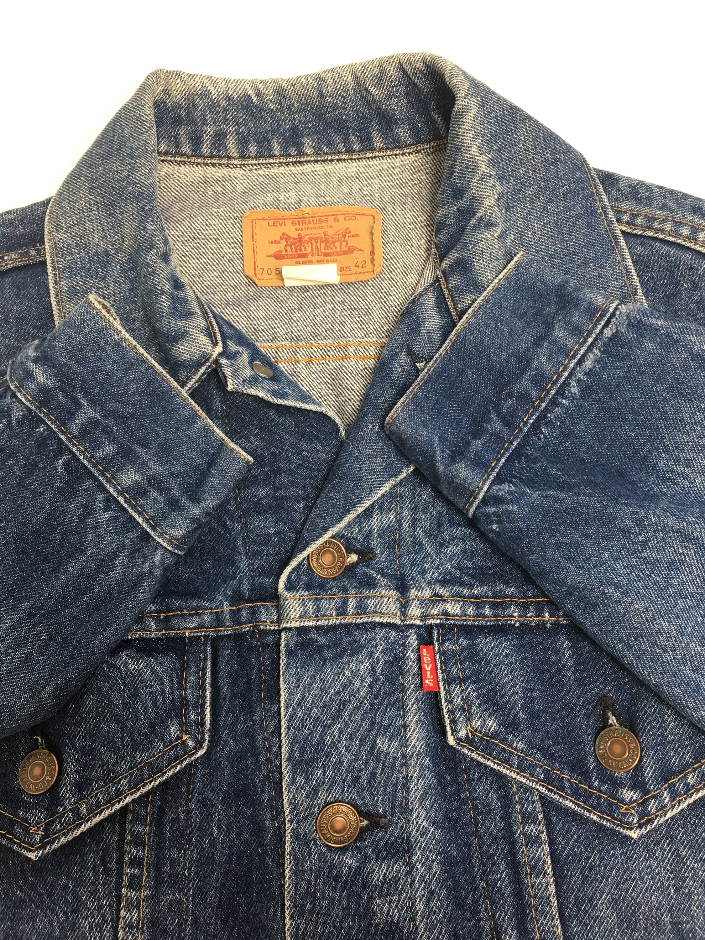 Vintage Levis 70505 Denim Jacket, Made in the USA Medium - Etsy Vintage Levis 70505 Denim Jacket, Made in the USA Medium - Etsy