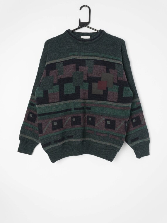 90s Mens Vintage Burton Wool Blend 