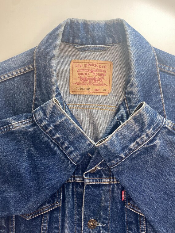 Levis xl denim jacket sale
