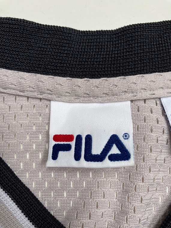 Maglia da basket vintage Y2K Fila con logo ricamato Large Etsy