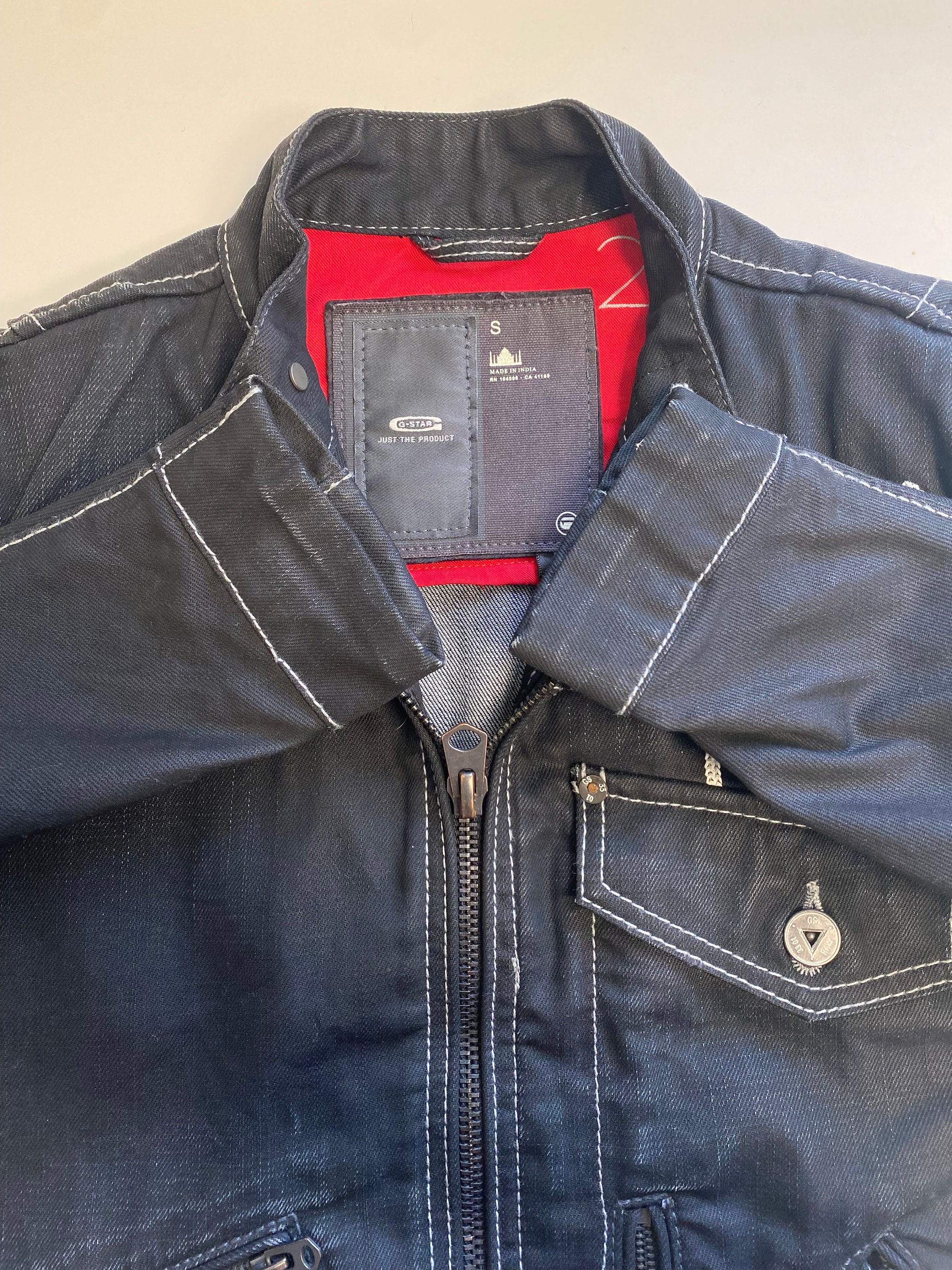 Vintage y2k G Star Raw Utility Multipocket Black Jacket | eBay