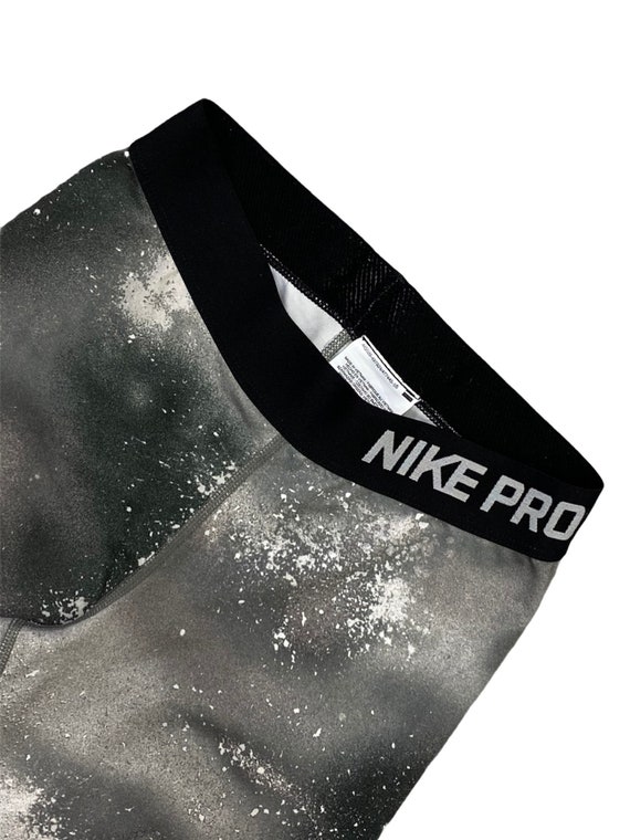 Womens Cropped Nike Pro Leggings With White Galaxy - Etsy