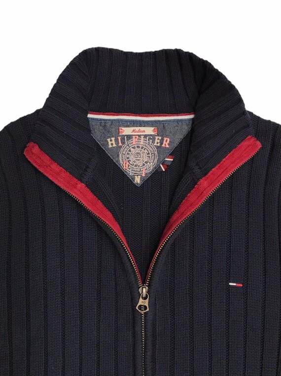 TOMMY HILFIGER Zip-up Jumper Ribbed 