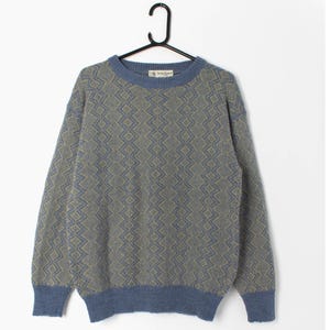 Vintage Victoria Dry Goods 3D Knitted Sweater, Made in USA - Large 