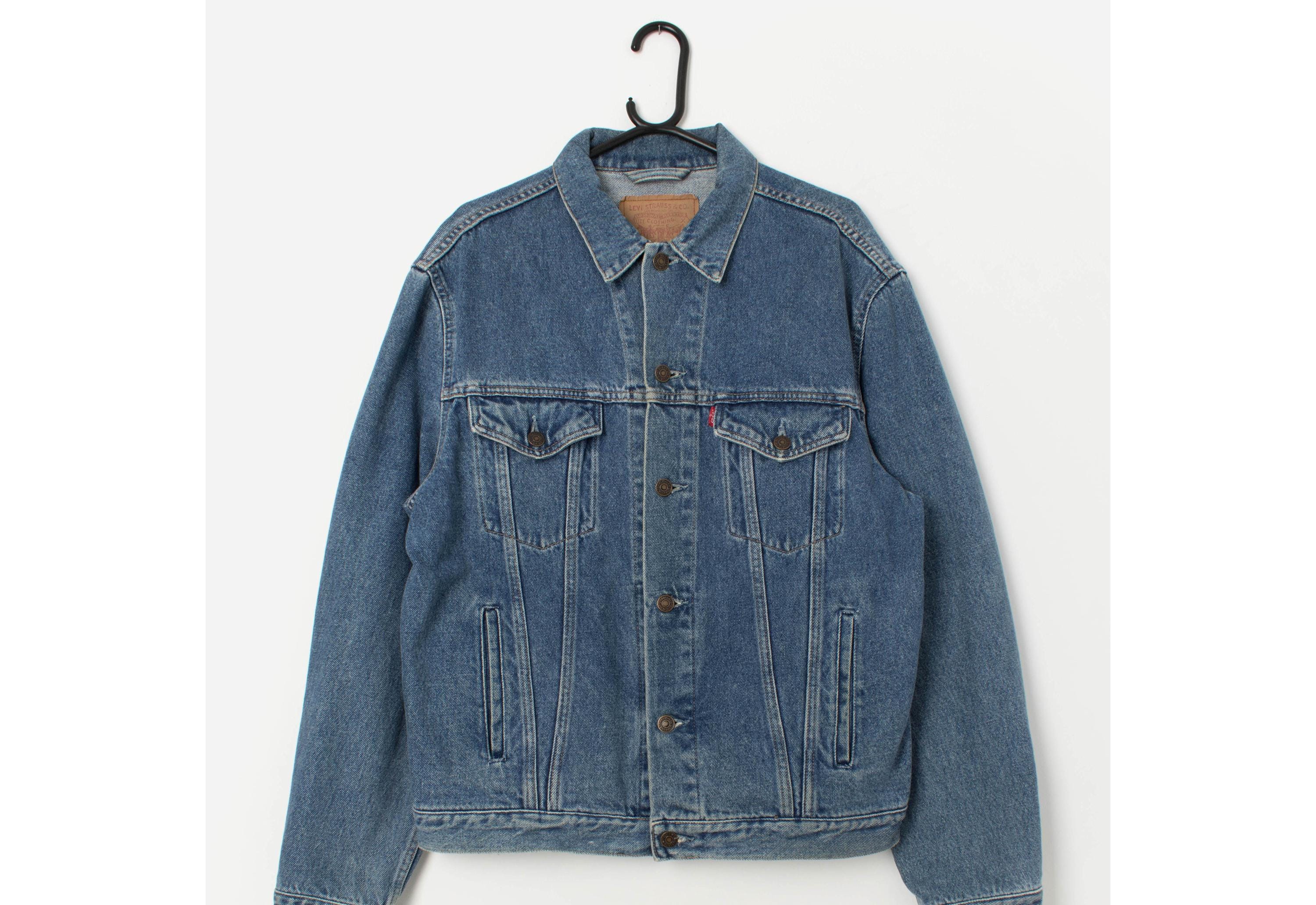 Vintage Levi's Denim Jacket 1980s Men's XL 70507 0219 Vtg