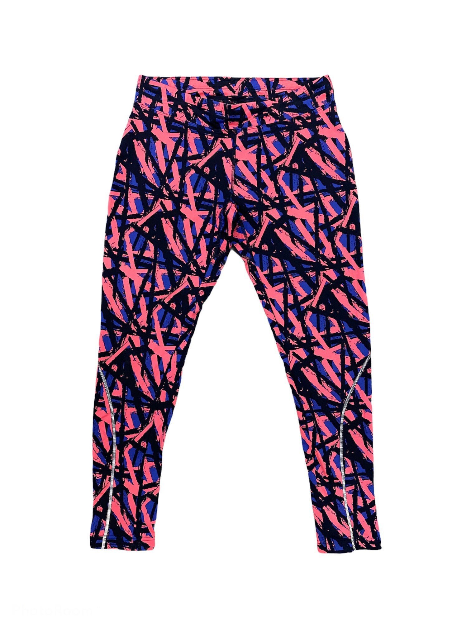 Women's Bright Pink Abstract Print 