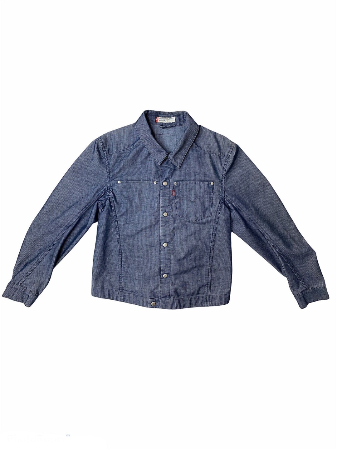 Vintage Y2K LEVIS Engineered Jeans Denim Jacket Dark Blue - Etsy