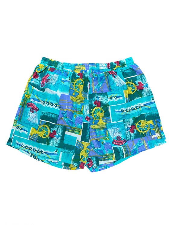Mens 90s Vintage Elemar Surf Shorts in 