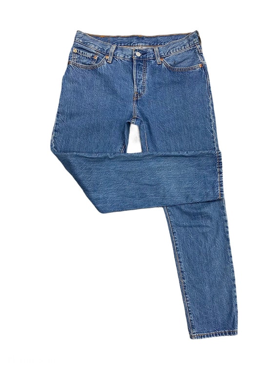 33x29.5 Levis 501s CT Jeans in Mid Blue 